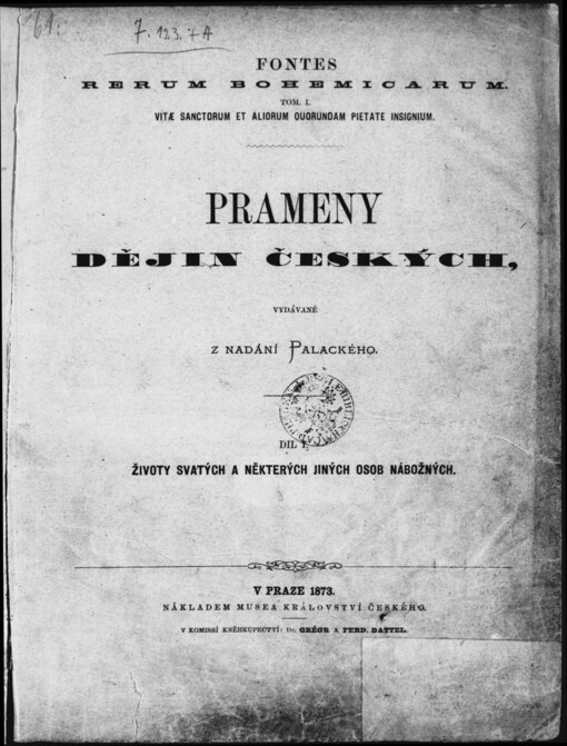 Životy svatých a některých jiných osob nábožných