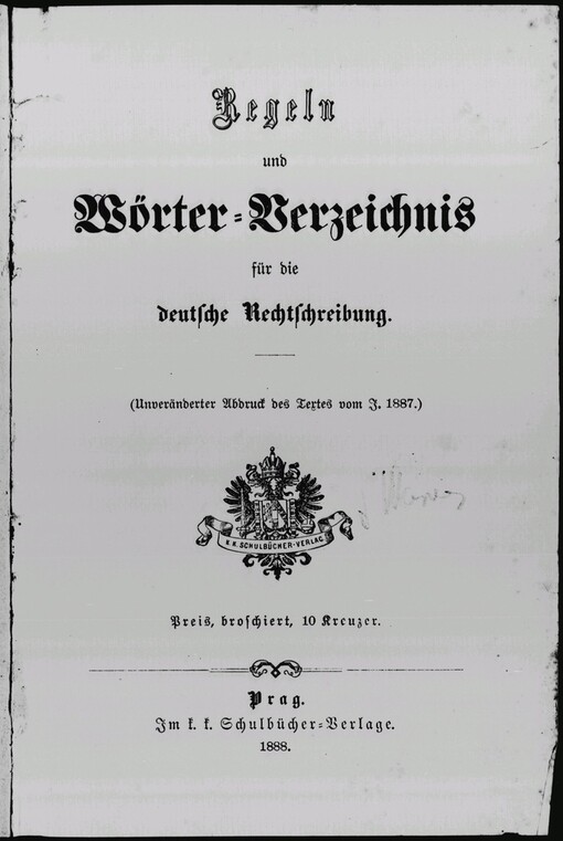 Regeln und Wörter-Verzeichnis für die deutsche Rechtschreibung