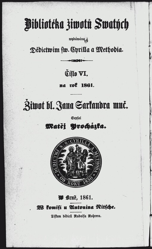 Žiwot bl. Jana Sarkandra mučeníka