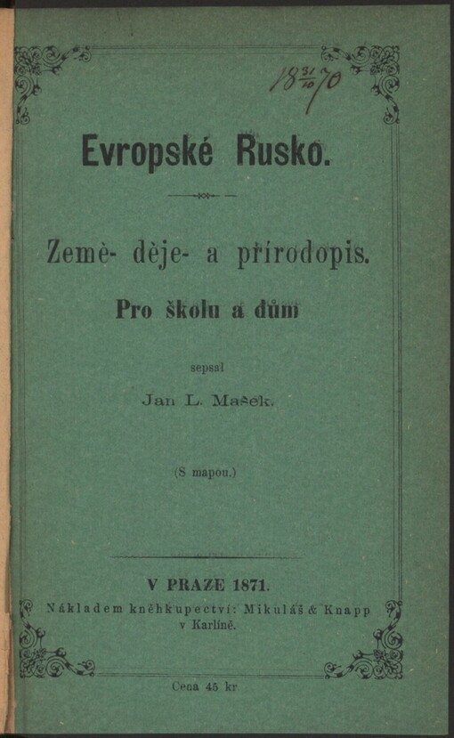 Evropské Rusko: země-, děje- a přírodopis