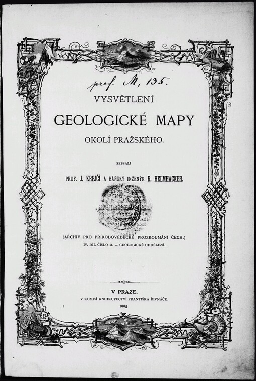 Vysvětlení geologické mapy okolí pražského