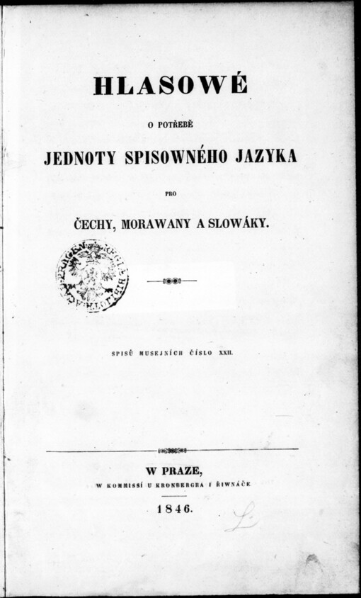 Hlasowé o potřebě jednoty spisowného jazyka