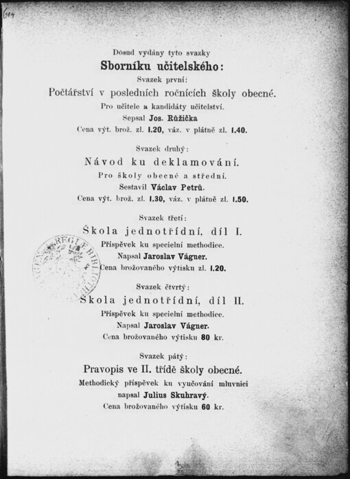 Prodromus českých obratlovců: soustavný přehled se stručnými diagnosami