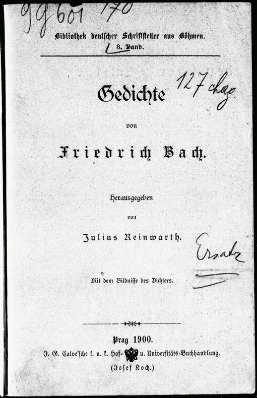 Gedichte von Friedrich Bach
