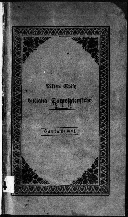 Některé Spisy Luciana Samosatenského