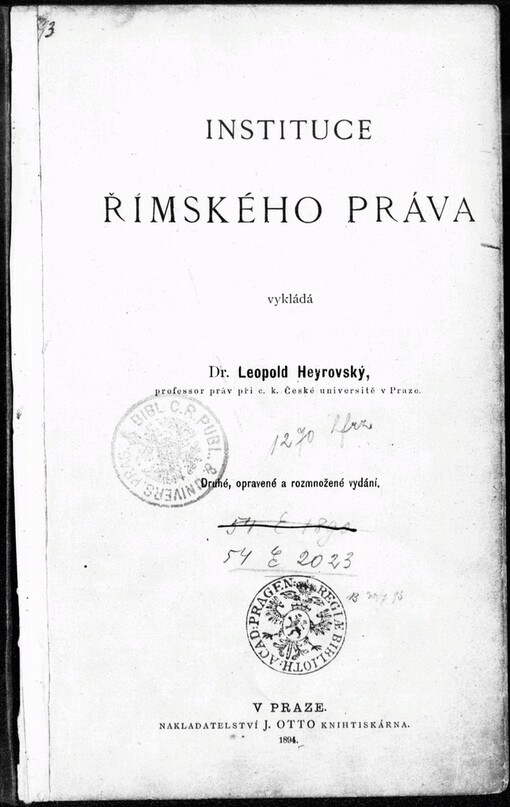 Instituce římského práva