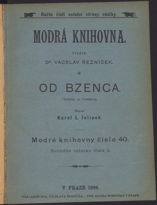 Od Bzenca: Obrázky ze Slovácka