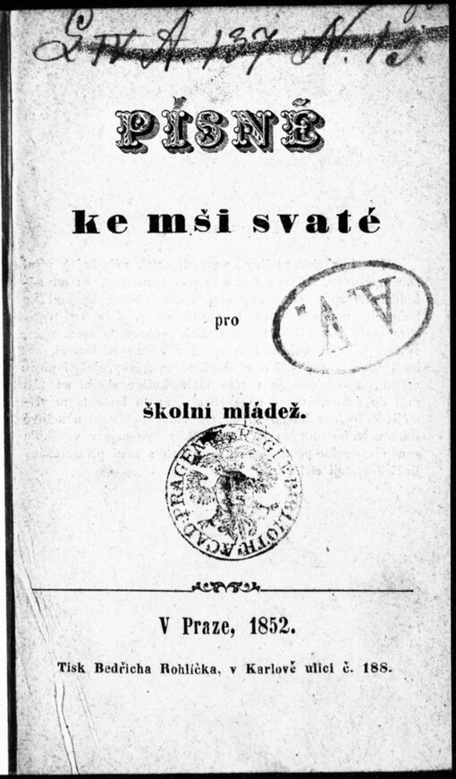 Písně ke mši svaté pro školní mládež