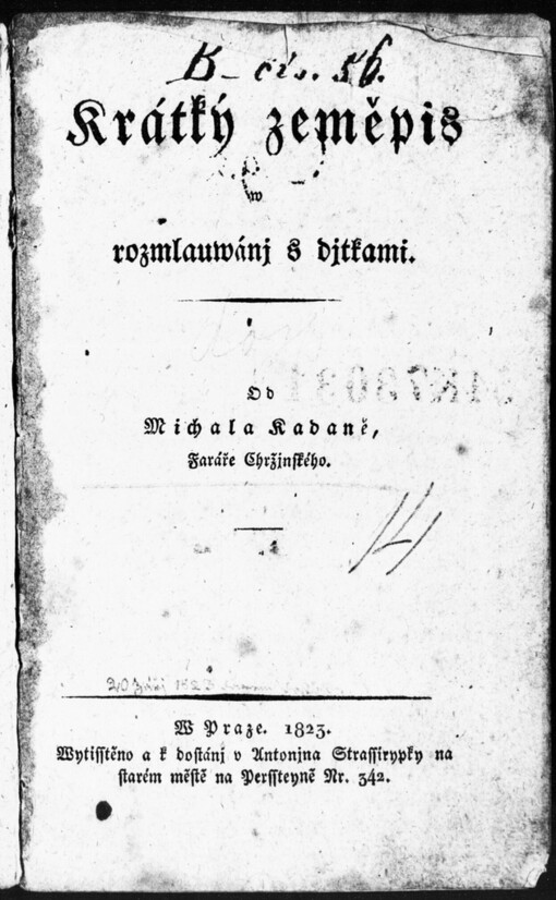 Krátký zeměpis w rozmlauwánj s djtkami