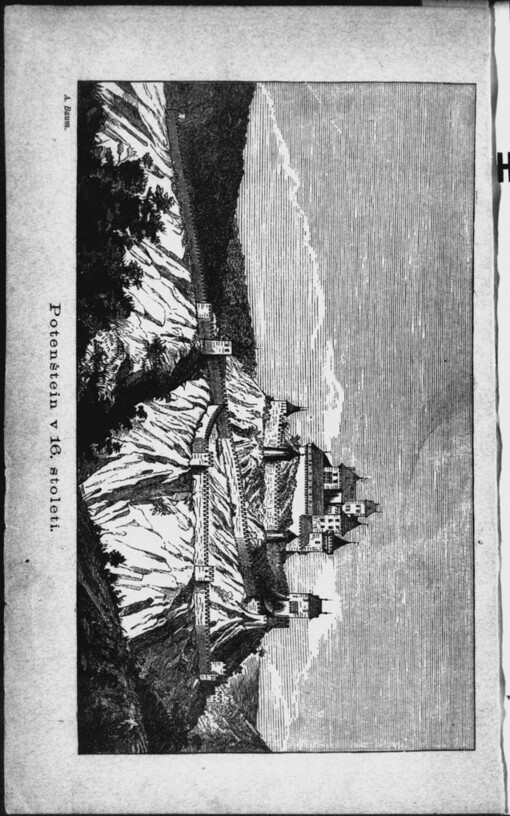 Vypsání hradu Potenšteina v Hradecku