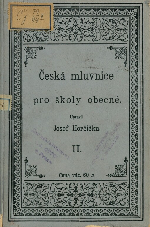 Česká mluvnice pro školy obecné