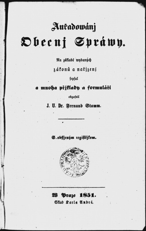 Auřadowánj Obecnj Spráwy