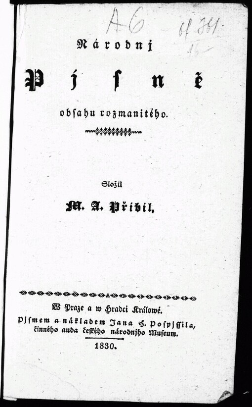 Národnj pjsně obsahu rozmanitého