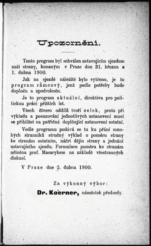 Rámcový program české strany lidové (realistické)