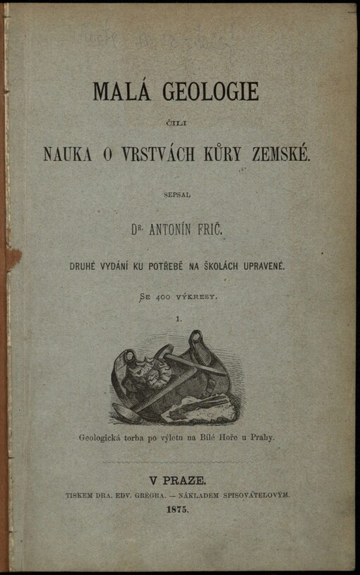 Malá geologie, čili, Nauka o vrstvách kůry zemské