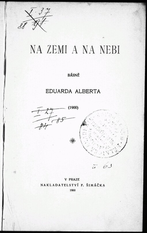 Na zemi a na nebi: básně