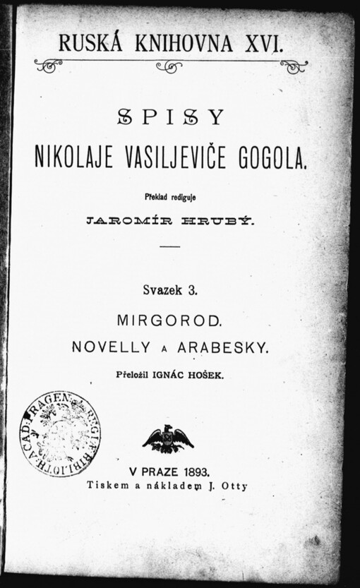 Mirgorod: Novelly a Arabesky