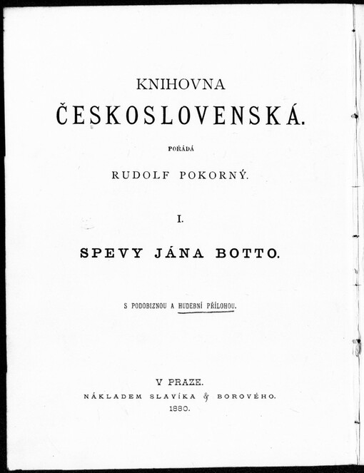 Spevy Jána Botto