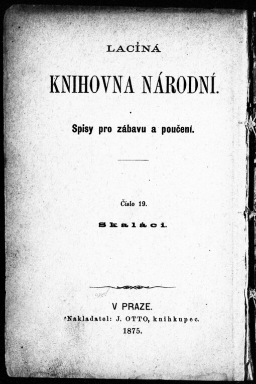 Skaláci: obraz historický z druhé polovice 18. století