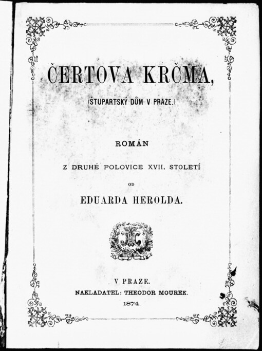 Čertova krčma: (Štupartský dům v Praze) : Román z druhé polovice 17. století