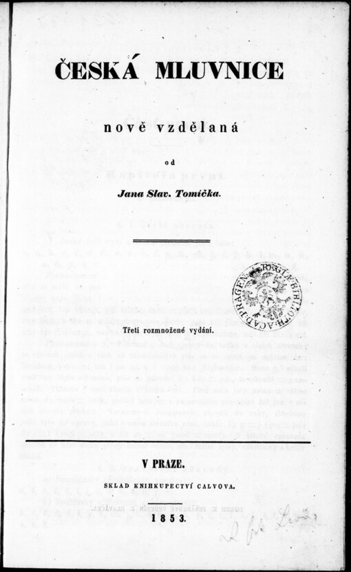 Česká mluvnice: nově vzdělaná