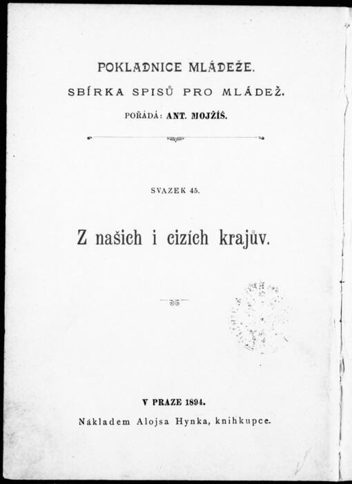 Z našich i cizích krajův: přírodopisné obrázky