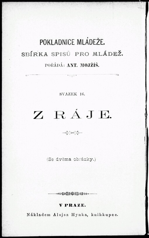 Z ráje: báchorky Bohumily Klimšové