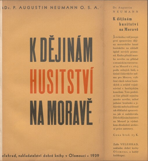 K dějinám husitství na Moravě: husitské války