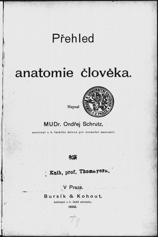 Přehled anatomie člověka