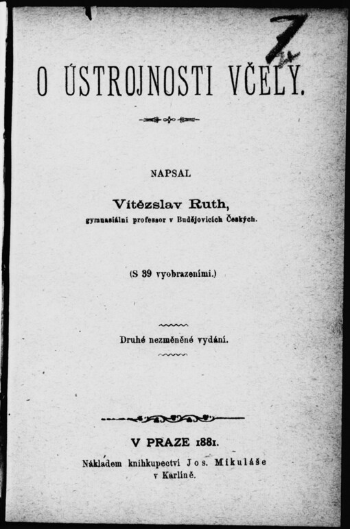 O ústrojnosti včely