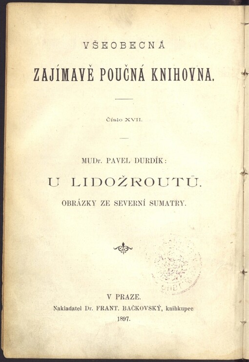 U lidožroutů: obrázky ze severní Sumatry