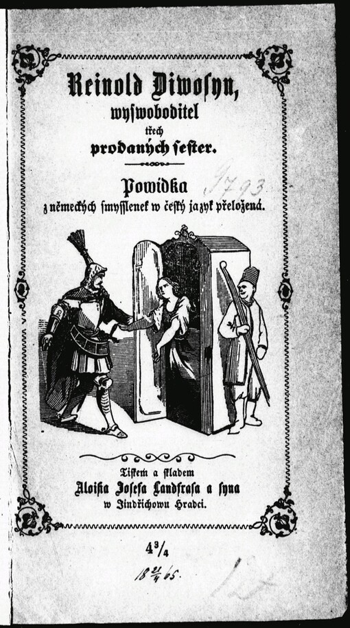 Reinold Diwosyn, wyswoboditel třech prodaných sester: powídka z německých smýsslenek w český jazyk přeložená