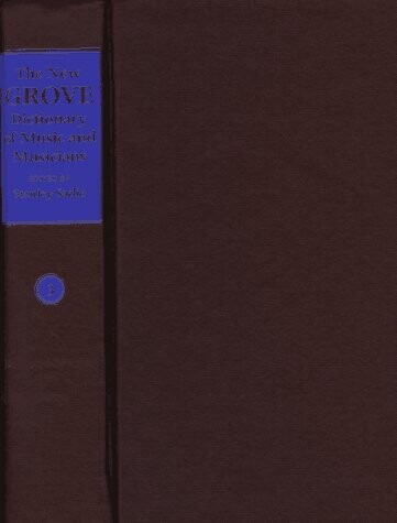 The New Grove Dictionary of Music and Musicians (20 Volume Set)