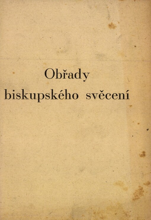 Obřady biskupského svěcení
