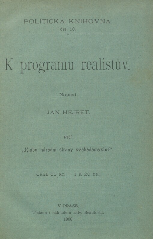 K programu realistův