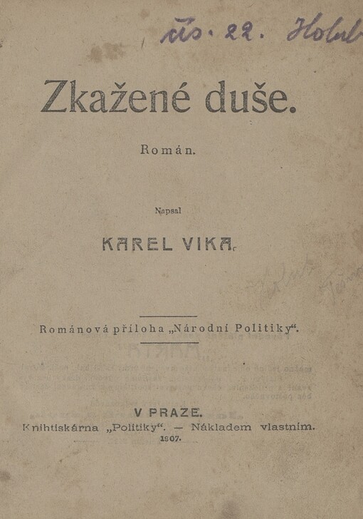 Zkažené duše: román