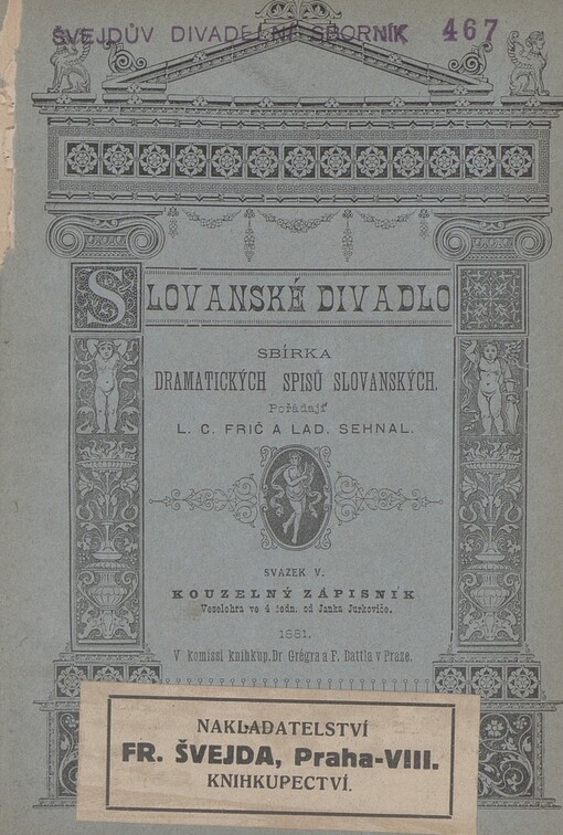 Kouzelný zápisník: veselohra ve čtyrech jednáních