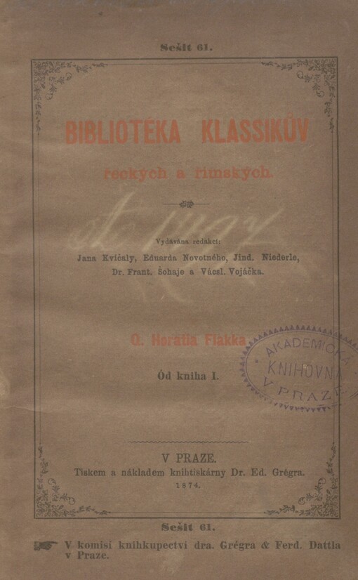 Ódy Quinta Horatia Flakka