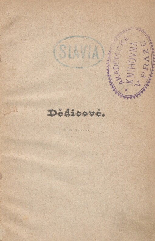 Dědicové Bílé Hory: báseň Vítězslava Hálka