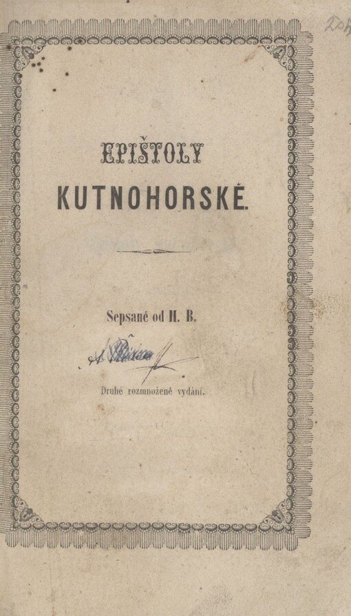 Epištoly Kutnohorské