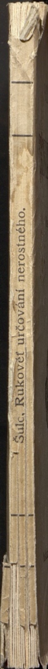 Rukověť určování nerostného