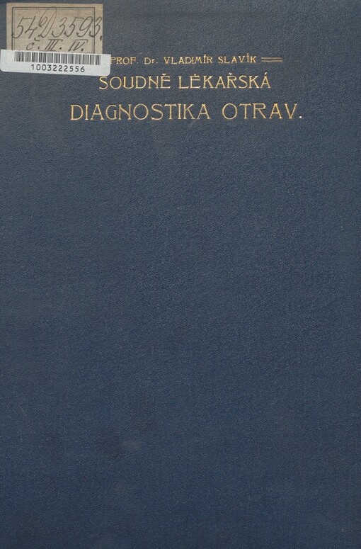 Soudně lékařská diagnostika otrav