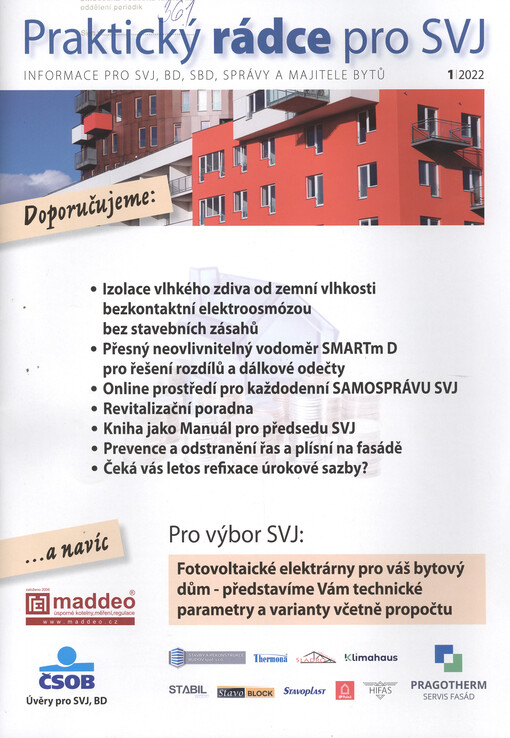Praktický rádce pro SVJ : informace pro společenství vlastníků, bytová družstva a jejich členy