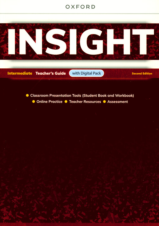 Insight : intermedite. Teacher's guide with digital pack