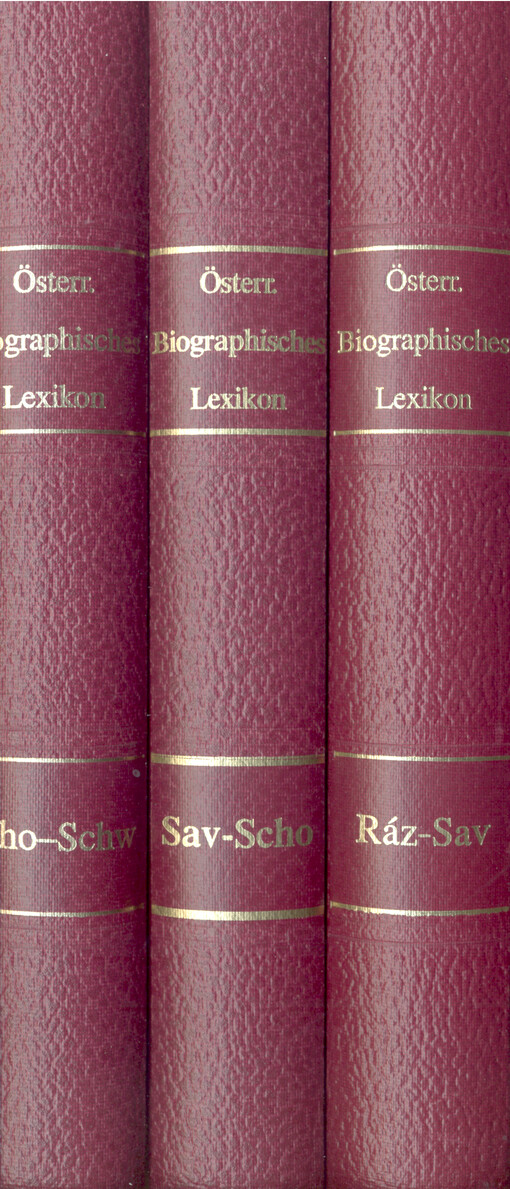 Österreichisches biographisches lexikon 1815-1950. IX. Band, Rázus Martin - Savić Žarko