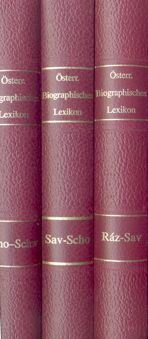 Österreichisches biographisches lexikon 1815-1950. X. Band, Savinšek Slavko - Schobert Ernst