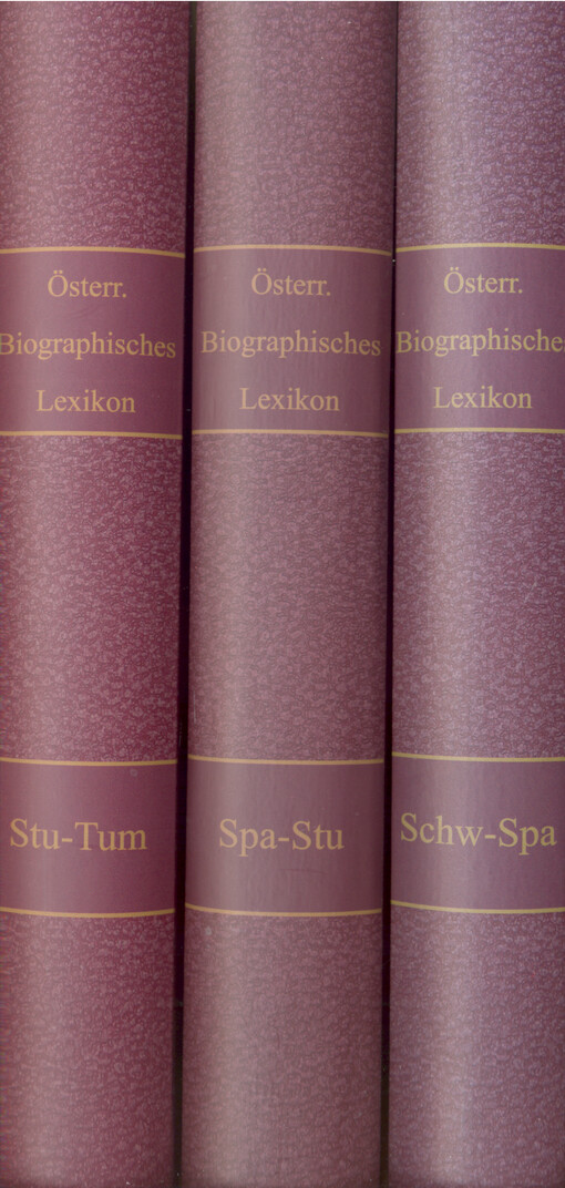 Österreichisches Biographisches Lexikon 1815-1950. XIV Band, Stulli Luca - Tůma Karel