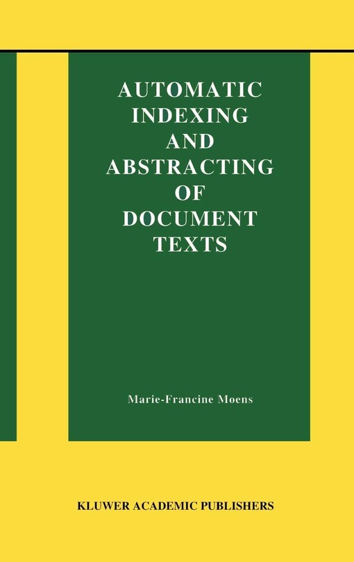 Automatic indexing and abstracting of document texts