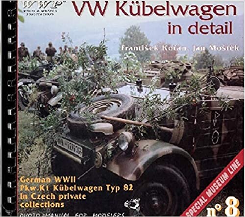 VW Kübelwagen Type 82 : famous German WWII car in Czech private collections : photo manual for modelers