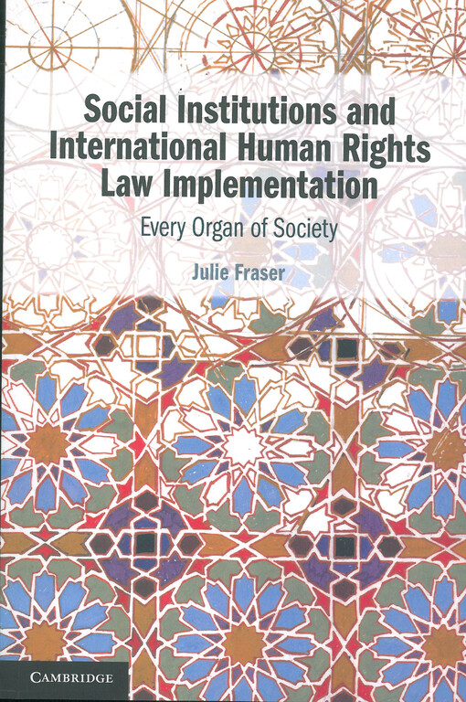 Social institutions and international human rights law implementation : every organ of society